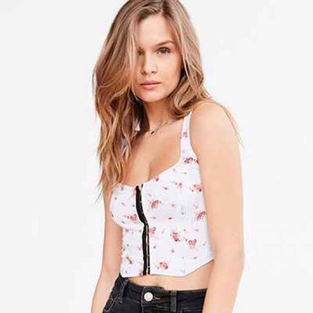 NWT Kimchi Blue Bustier cropped cami